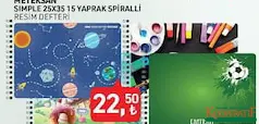 METEKSAN SİMPLE 25X35 15 YAPRAK SPİRALLİ RESİM DEFTERİ indirimli fiyat METEKSAN SİMPLE 25X35 15 YAPRAK SPİRALLİ RESİM DEFTERİ fiyat ve kampanya bilgisi